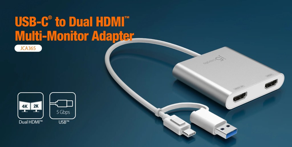 Dual HDMI Adapter for Multi-Monitor Productivity – Ideal for Professionals & Multitaskers 9